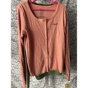 2pc Girls Long Sleeve Medium Tops NWT